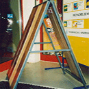 Advertisement panel stand