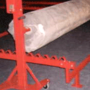 Stand with winch lifter