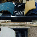 Rack for the rugs samples