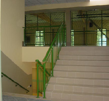 Steel railings