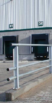 Steel railings
